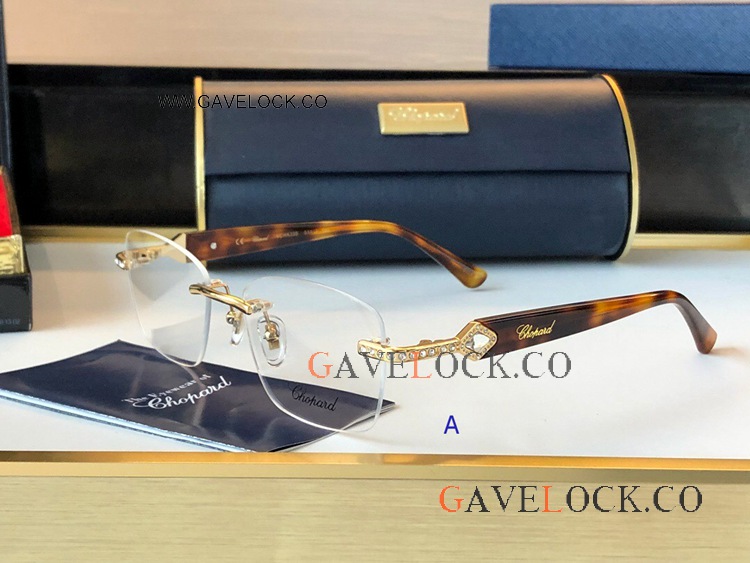 Copy Chopard vcha33s Eyeglasses Rimless for Women